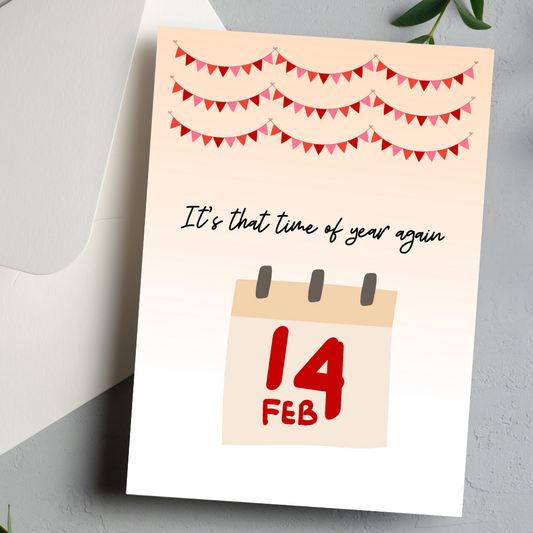 Simple and Straightforward: Happy Valentine's Day Greeting Card