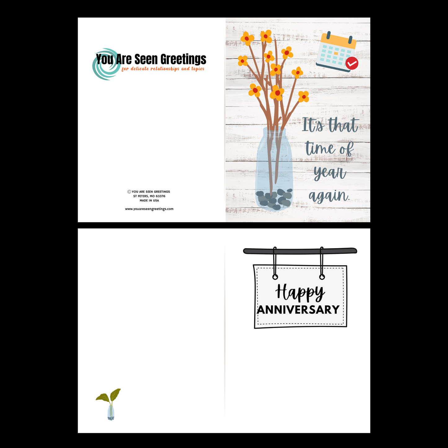 Anniversary Greeting Cards Happy Anniversary - You Are Seen Greetings