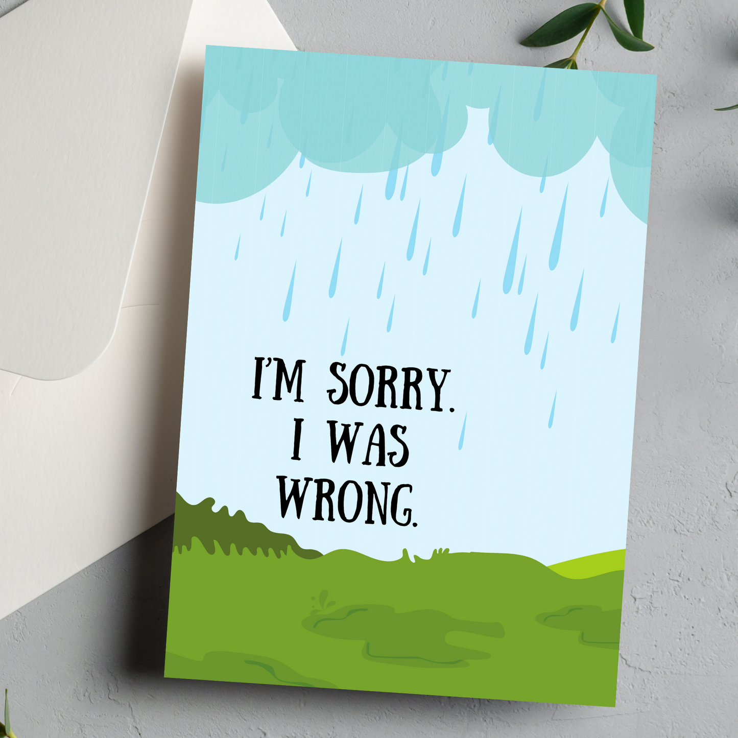 Please forgive me Apology Greeting card