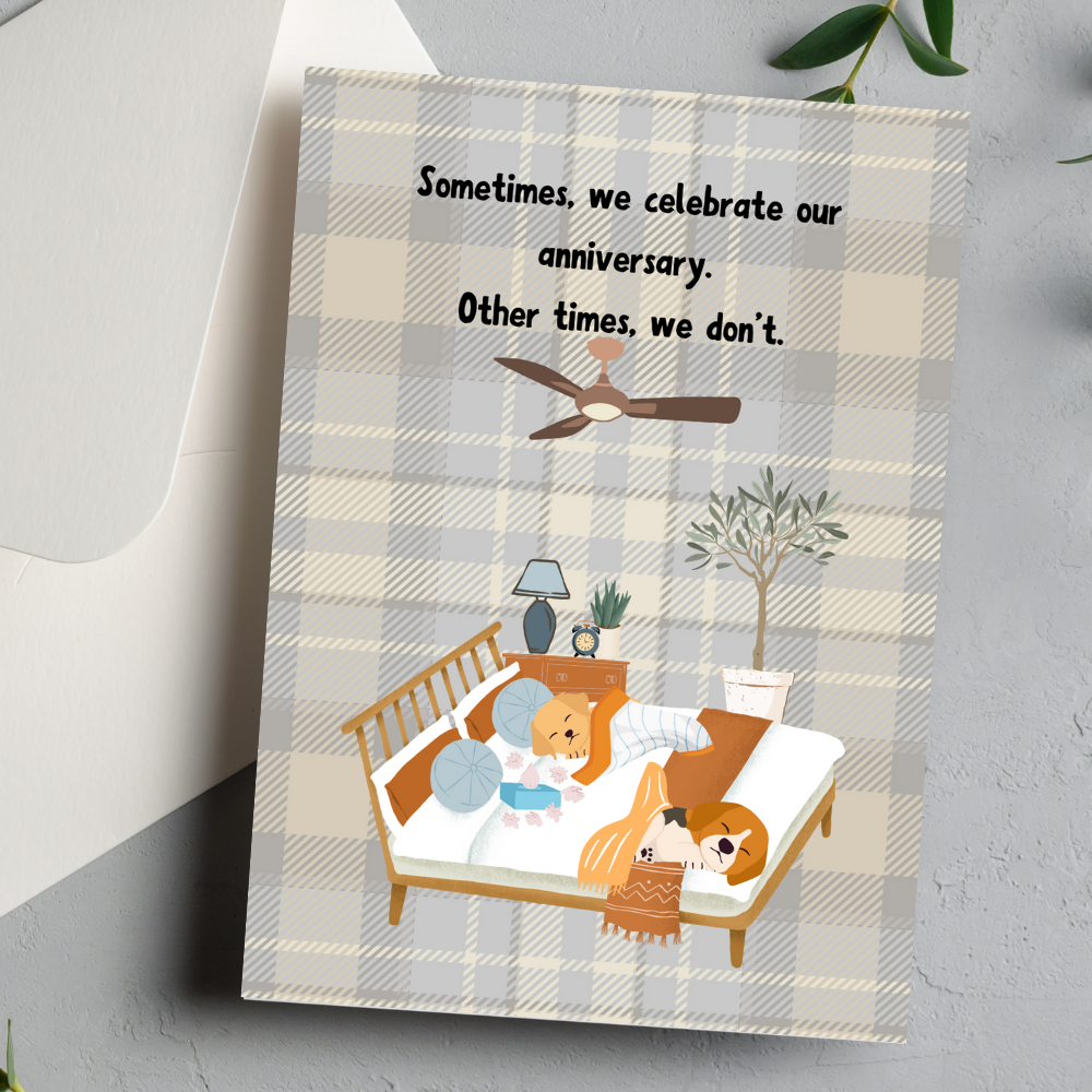 Anniversary Greeting Card for delicate relationship - You Are Seen Greetings