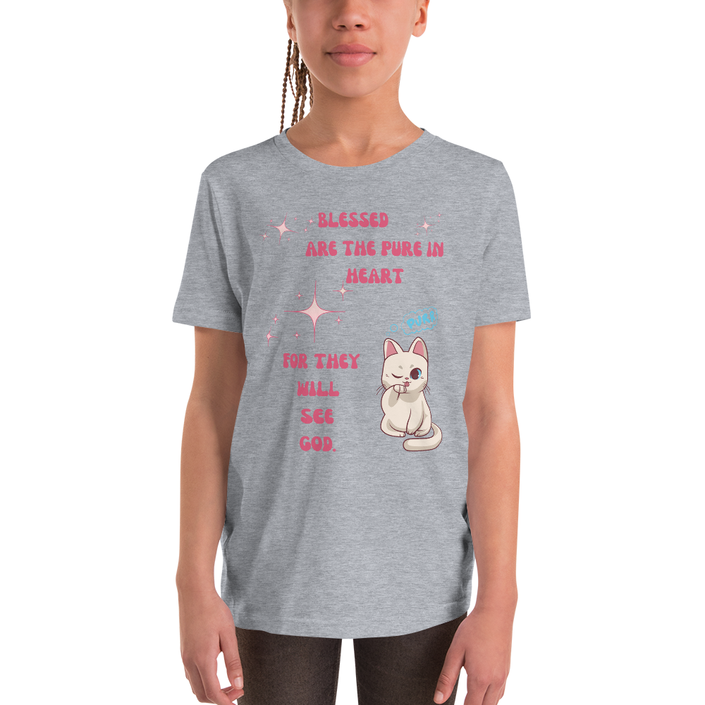 Adorable Anime Cat Youth T-Shirt | Unique & Stylish Kids' Tee