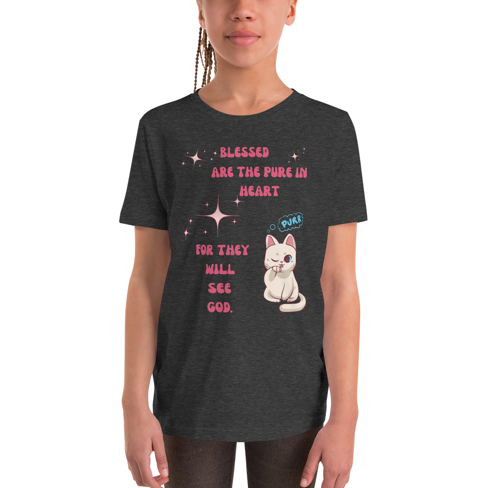 Adorable Anime Cat Youth T-Shirt | Unique & Stylish Kids' Tee