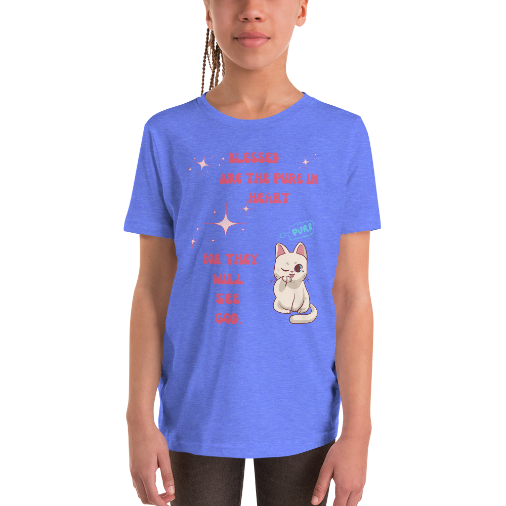 Adorable Anime Cat Youth T-Shirt | Unique & Stylish Kids' Tee