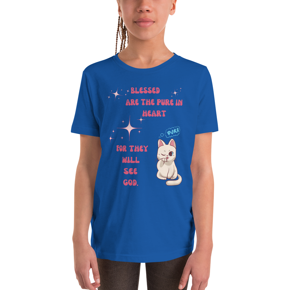 Adorable Anime Cat Youth T-Shirt | Unique & Stylish Kids' Tee